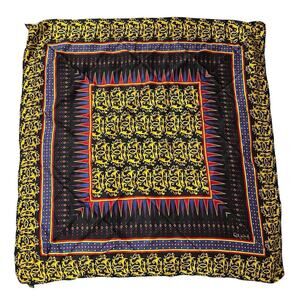 VTG Rush Limbaugh 100% Silk Scarf 32”x33” Vintage 90s Hand Rolled Black …
